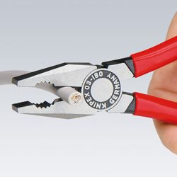 Плоскогубцы комбинированные VDE, 160 мм, хром, 2-комп диэлектрические ручки Knipex