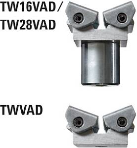 TW28VAD Vario Подставка адаптируемая для зажимных элементов для сварочных столов, Ø 28 мм, 45 мм, исполнение: с болтами BESSEY