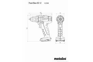PowerMaxx BS 12 Set Аккумуляторная дрель-шуруповерт Metabo