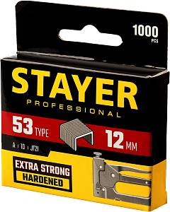 STAYER скобы тип 53 (A/10/JT21), 10 мм, калибр 23GA. 1000 шт. (3159-12)