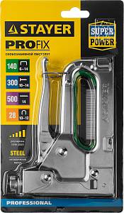 STAYER Max-140, тип 140 (G/11/57) 20GA (6 - 14 мм)/28/300/500, стальной степлер (31508)