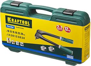 KRAFTOOL Pro Cut, 10 - 28 мм, 1/4 - 7/8&Prime;, расширитель-калибратор для труб (23650-H12)