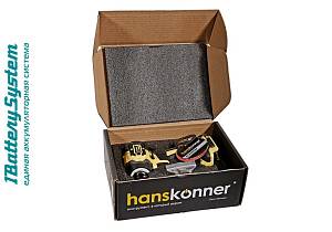 Аккумуляторный ударный винтоверт Hanskonner HCD20280BLW 1BatterySystem