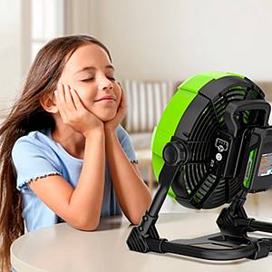 Вентилятор с гибридным питанием Greenworks G24FAN 24V/110-240V 3503407 аккумуляторный